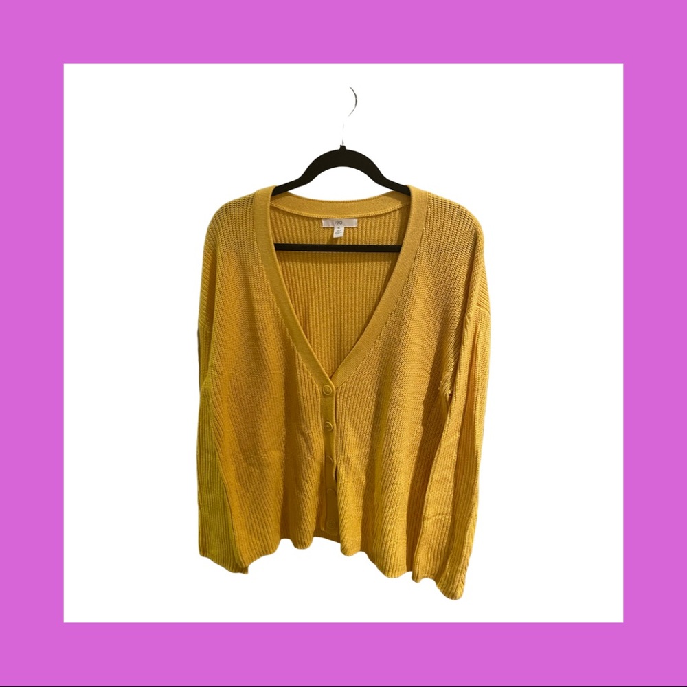 1901 Yellow Cardigan